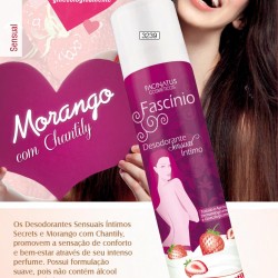 Desodorante Sensual Íntimo Fascínio Morango com Chantilly - Facinatus