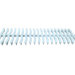 Grelha Articulada Para Piscinas 15cm x 10m - Branca