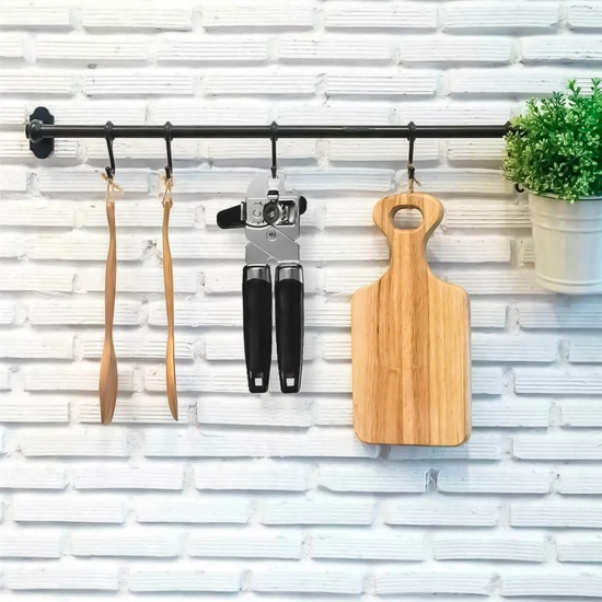 Abridor De Latas Manual 3 Em 1 Latas, Garrafas E Alavanca Para Tampas - Aço Inoxidável