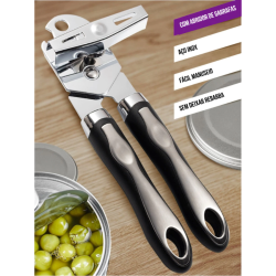 Abridor De Latas E Garrafas Multifuncional Em Aço Inoxidável