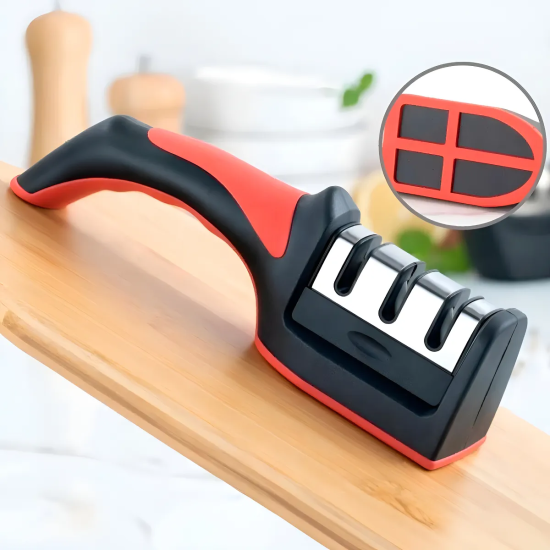 Amolador Afiador Profissional De Facas Com 3 Estágios Para Afiar