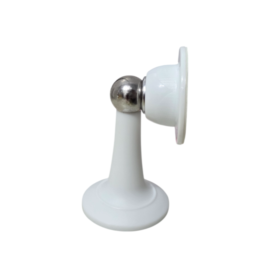 Trava Porta Magnético Dupla Face - Fixador Longo Para Portas - Branco