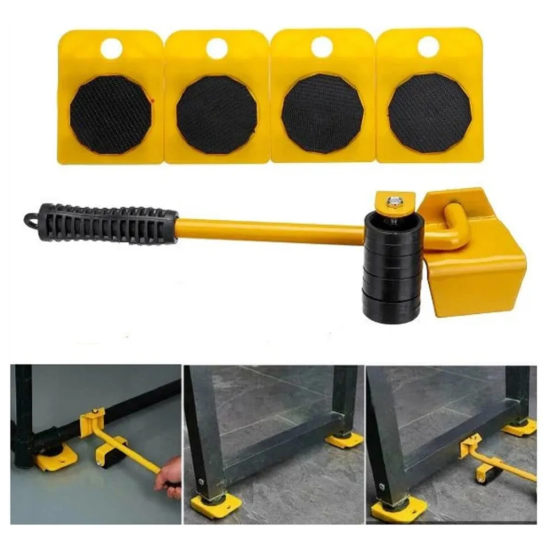 Levantador Movedor De Móveis Pesados Com Alavanca E Rodinhas