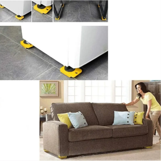 Levantador Movedor De Móveis Pesados Com Alavanca E Rodinhas