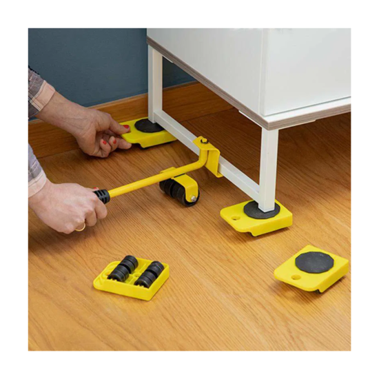 Levantador Movedor De Móveis Pesados Com Alavanca E Rodinhas