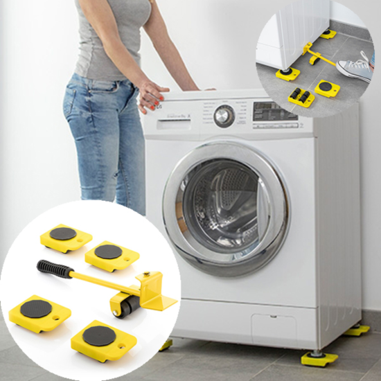 Levantador Movedor De Móveis Pesados Com Alavanca E Rodinhas