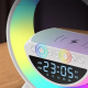 Relógio De Mesa Luminária G Speaker Bluetooth Com Carregador Por Indução