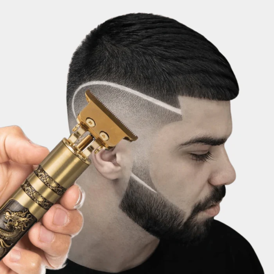 Máquina Profissional Para Acabamento De Barba E Cabelo Sem Fio