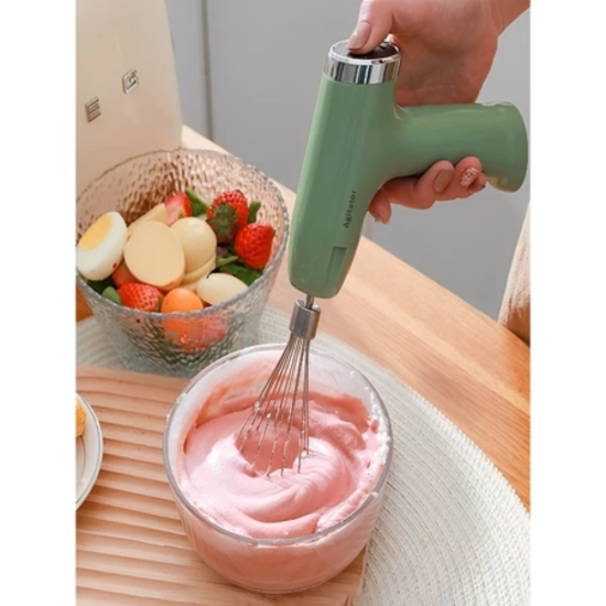 Mini Batedeira e Processador De Alimentos Portátil Sem Fio - Verde