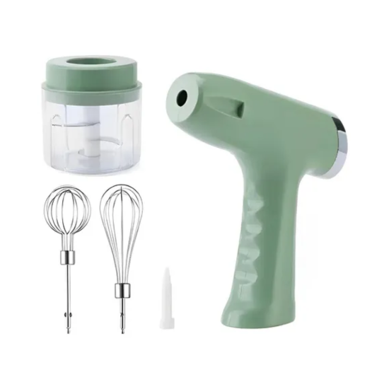 Mini Batedeira e Processador De Alimentos Portátil Sem Fio - Verde