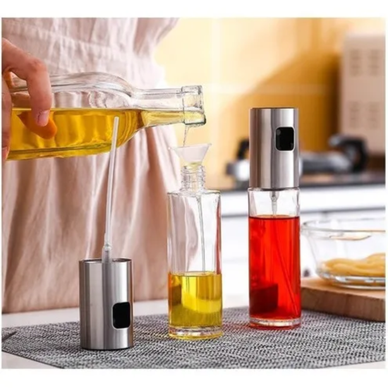 Spray Borrifador Pulverizador De Tempero Azeite, Óleo e Vinagre - Rosê