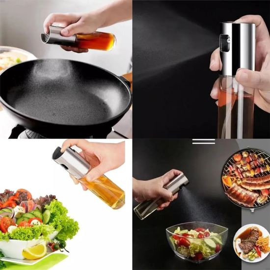 Spray Borrifador Pulverizador De Tempero Azeite, Óleo e Vinagre - Rosê