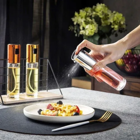 Spray Borrifador Pulverizador De Tempero Azeite, Óleo e Vinagre - Rosê