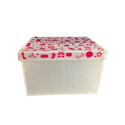 Caixa Box Desmontável Organizadora G - Natural