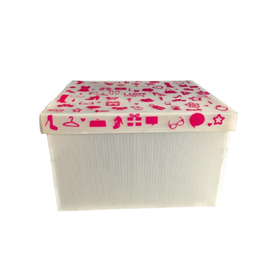 Caixa Box Desmontável Organizadora G - Natural