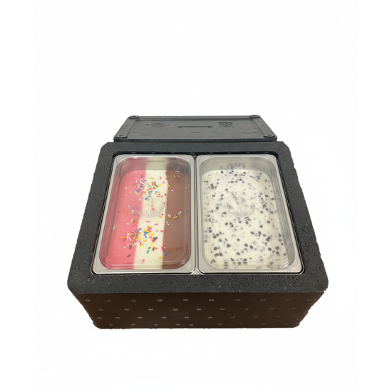 Caixa Multiuso Térmica de Alto Desempenho e Resistência 42,7L - Caixa EPP - J03 Preta