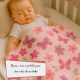 Manta Para Bebê Em Microfibra Love Baby 70 x 100cm Super Fofinha e Toque Macio - Flores