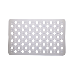 Tapete Antiderrapante Para Box Com Ventosa 39cm x 60cm - Transparente