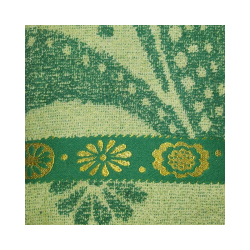 Toalha De Banho Jacquard Istambul Estampada Bordada Felpuda Macia - Verde Oliva