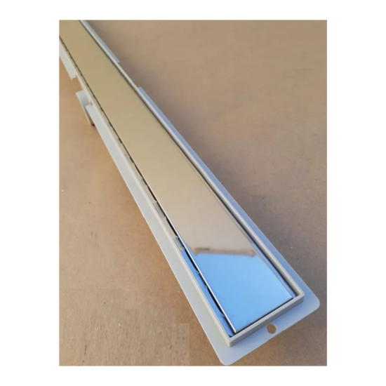 Ralo Linear Oculto Seca Piso Com Grelha Em Inox 5 X 50cm