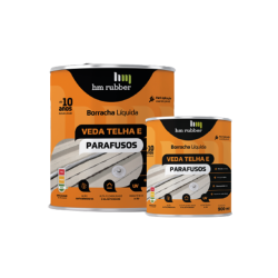 Kit Veda Telha e Parafuso/ Borracha Impermeabilizante + Espátulas