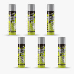 Borracha Líquida Spray Alumínio Direto na Ferrugem - kit Com 6 Unidades