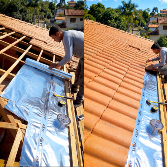 Manta Térmica Foil Subcobertura Dupla Face TNT 1m²