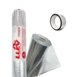 Manta Térmica Foil Subcobertura Dupla Face TNT 25 m² + 1 Fita