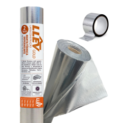 Manta Térmica Foil Subcobertura Dupla Face TNT 10 m² + 1 Fita 