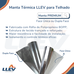 Manta Térmica Face Única Premium Bopp 50 m²
