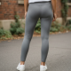 Calça Legging Feminina Para Academia Leg Cintura Alta Tam. M - Cinza