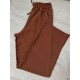 Calça Feminina Pantalona Duna Wide Leg - Canela - Tam. G