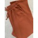 Calça Feminina Pantalona Duna Wide Leg - Caramelo - Tam. M