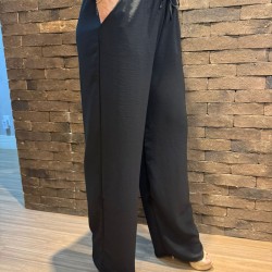 Calça Feminina Pantalona Duna Wide Leg - Preto - Tam. G Calça Feminina Pantalona Duna Wide Leg - Preto - Tam. G