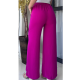 Calça Feminina Pantalona Duna Wide Leg - Fuscia - Tam. G