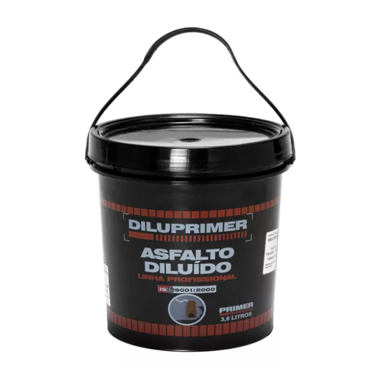 Primer Asfáltico a Base de Água - 18L Para Manta Telhado Laje