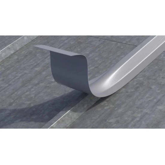 Fita Asfáltica Cinza Auto Adesiva - 15 cm x 10 m