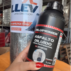 Primer Asfáltico Base Água 1L Para Manta Telhado Laje