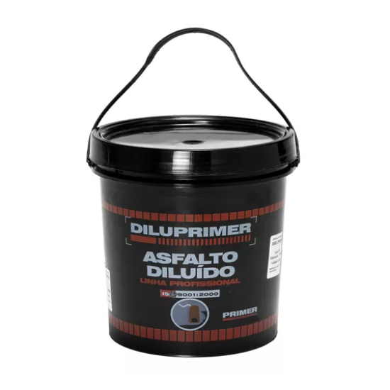 Primer Asfáltico a Base de Água - 18L Para Manta Telhado Laje