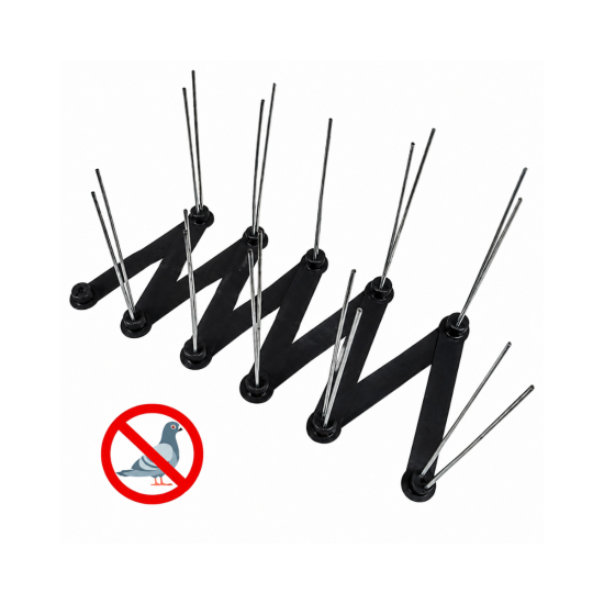 Espícula Anti Pombo Caixa C/10m Linear + Silicone para Aplicação