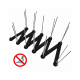 Espícula Anti Pombo Caixa C/10m Linear + Silicone para Aplicação