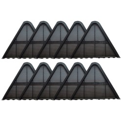 Grade de Ventilação Canalete 44 - Kit C/ 10 peças