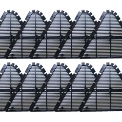 Grade de Ventilação Canalete 49 - Kit C/ 10 peças