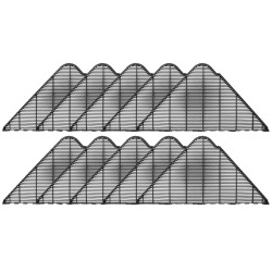 Grade de Ventilação Canalete 90 - Kit C/ 10 peças