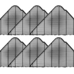 Grade de Ventilação Canalete 90 - Kit C/ 6 peças