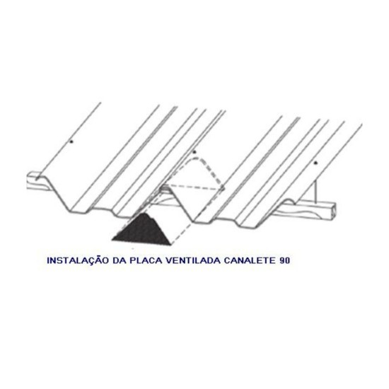 Grade de Ventilação Canalete 90