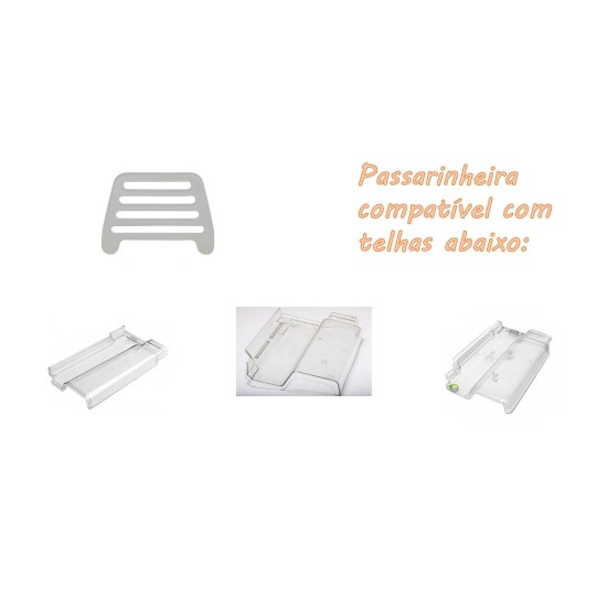 Passarinheira Romana Individual 10 m Lineares – Transparente