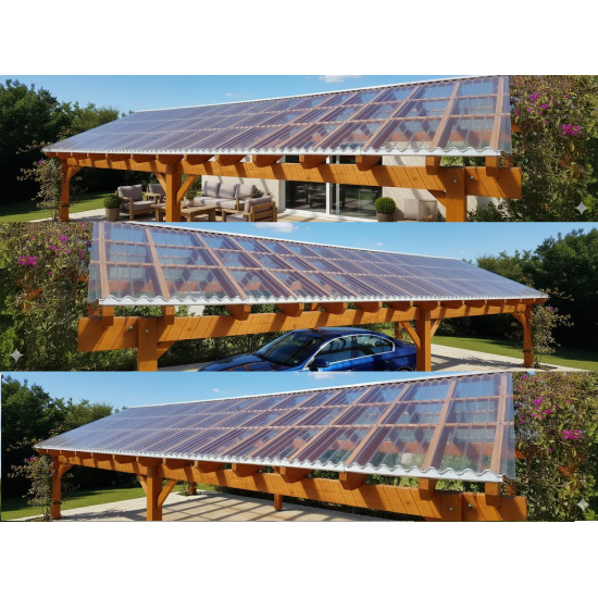 Placa Anti Maritacas Régua Onda Alta