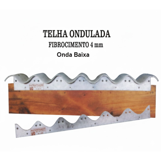 Placa Anti Maritacas Régua Onda Baixa