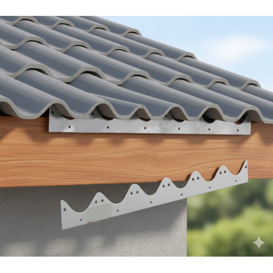 Placa Anti Maritacas Régua Onda Baixa